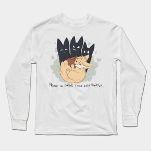 Fennec Fox Social Anxietys Long Sleeve T-Shirt